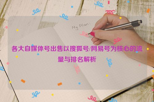  各大自媒体号出售以搜狐号/网易号为核心的流量与排名解析 第1张